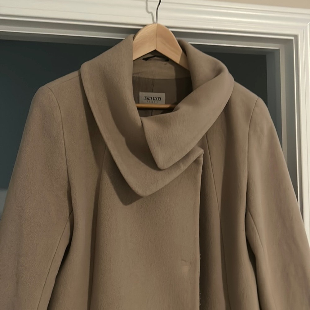 Cinzia Rocca Icons - wool and alpaca blend - shawl collar